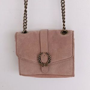 Zara Suede Crossbody Purse Bag